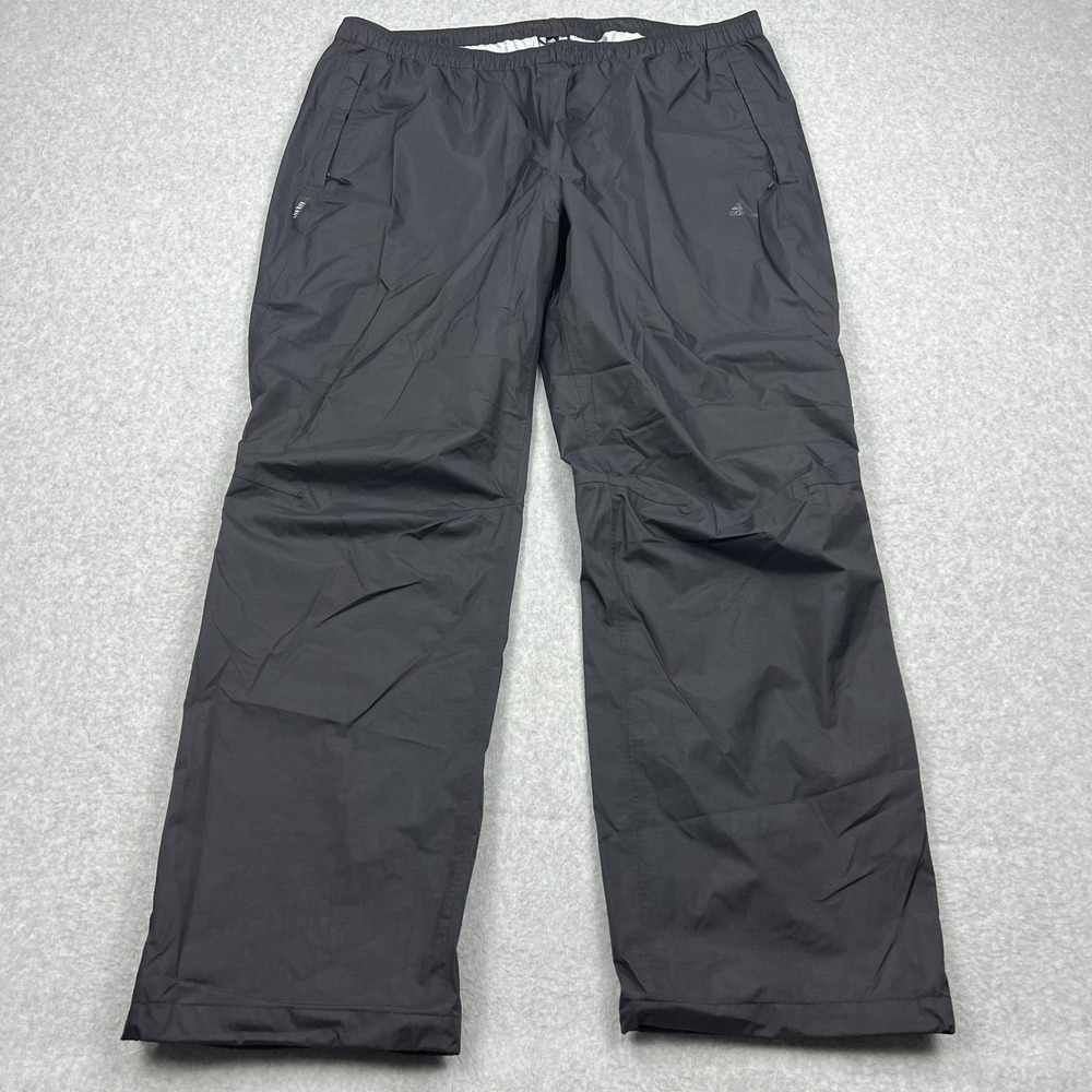 Adidas Rain Pants Mens XXL Black Side Zip Climaproof Wandertag‎ Waterproof 2.5L